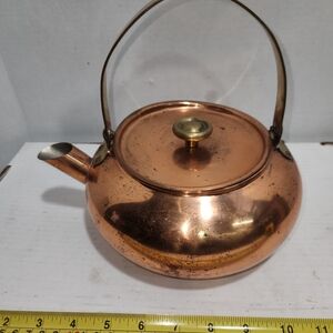 Vintage Copper Tea Pot